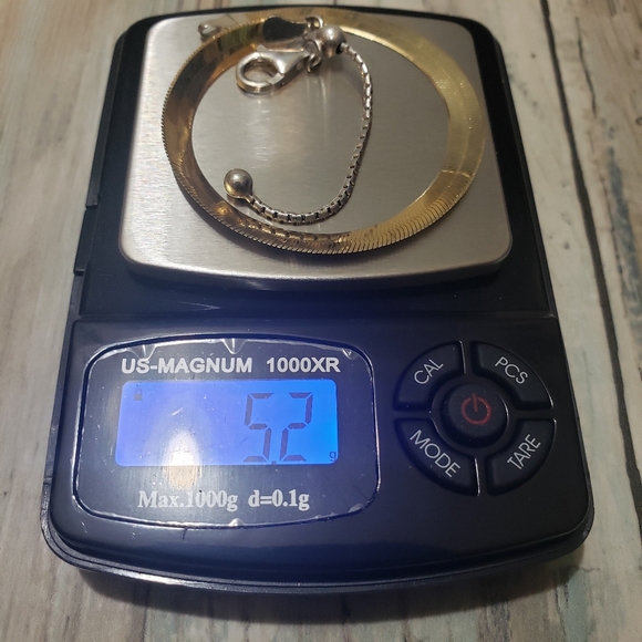 Itaor 925 Italy Two Tones Bracelet. - Picture 9 of 9